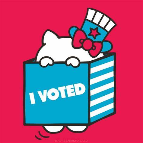 hello kitty I voted photo