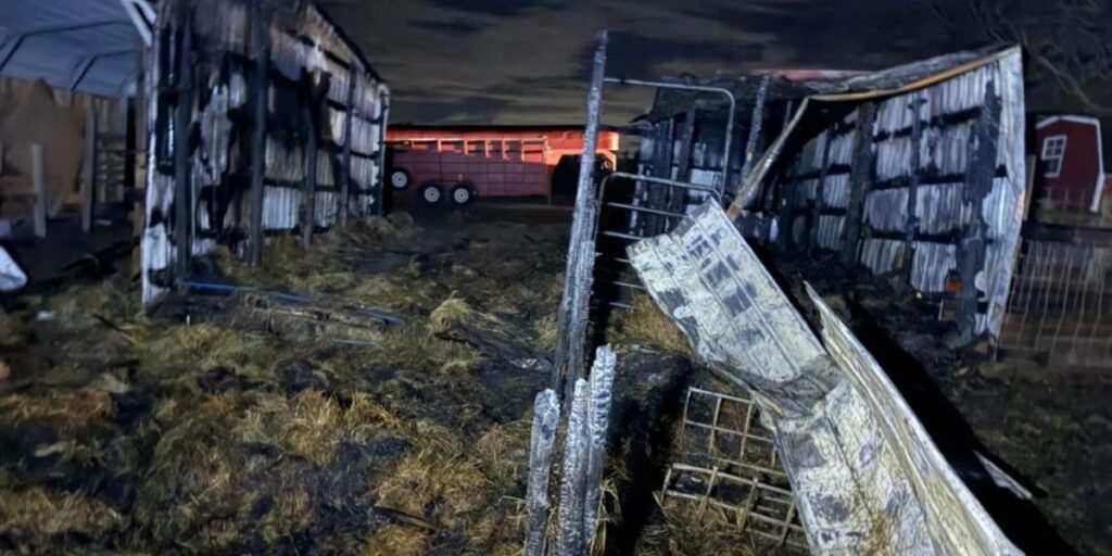 Bedford County Farm Store Closed After Fire Destroys Hay Barn, Thousands of Bales Lost (1)