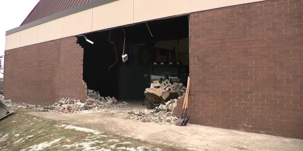 Car Crashes into Elizabeth High School Auditorium, Injures Student During Morning Hours (1)