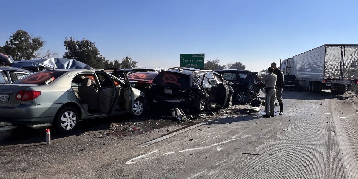 Deadly Multi-Vehicle Crash on Highway 99 in Fresno Leaves One Dead, Several Injured