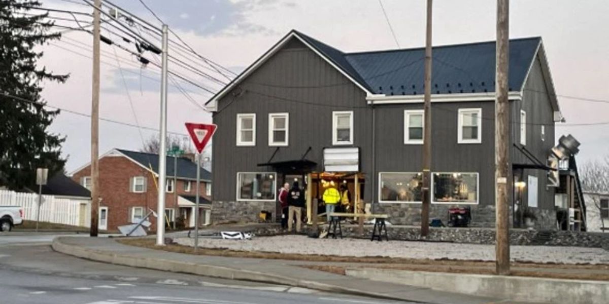 Driver Faces Multiple Charges After Stolen Vehicle Crashes into Cafe in Berwick Township