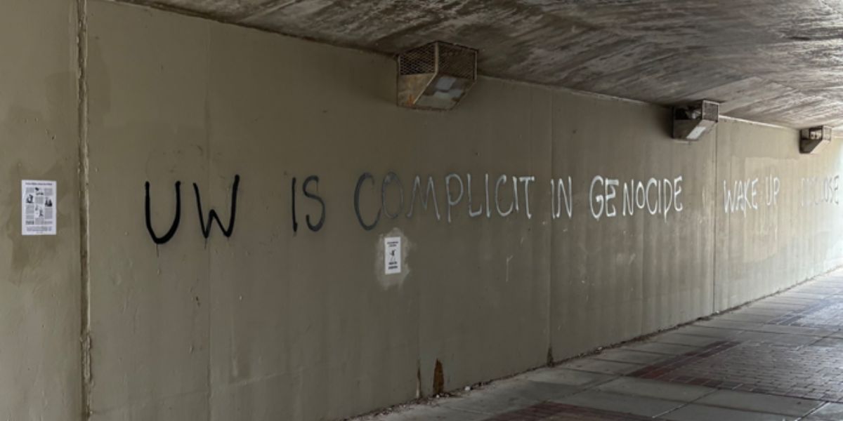 Four Madison Residents Charged in Series of Graffiti Attacks on UW–Madison Campus