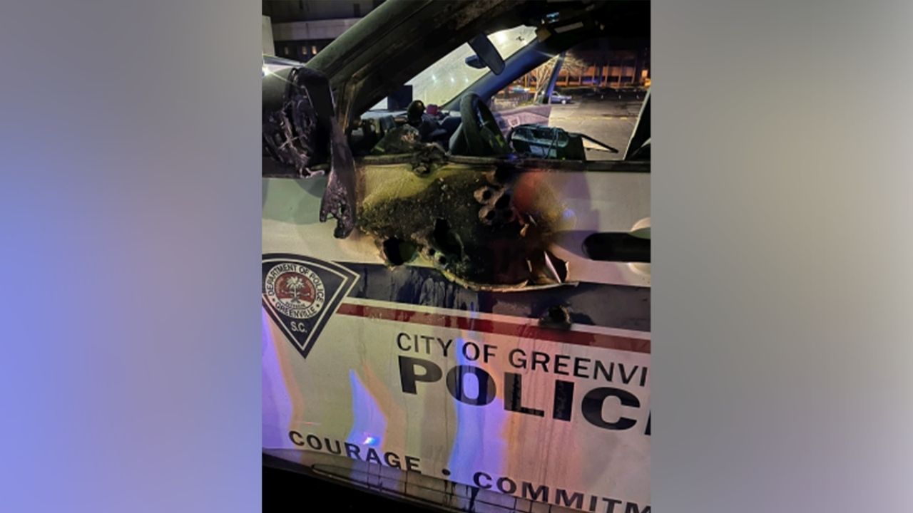 Greenville Police Officer Ambushed in Patrol Car, Suspect Killed After Chase