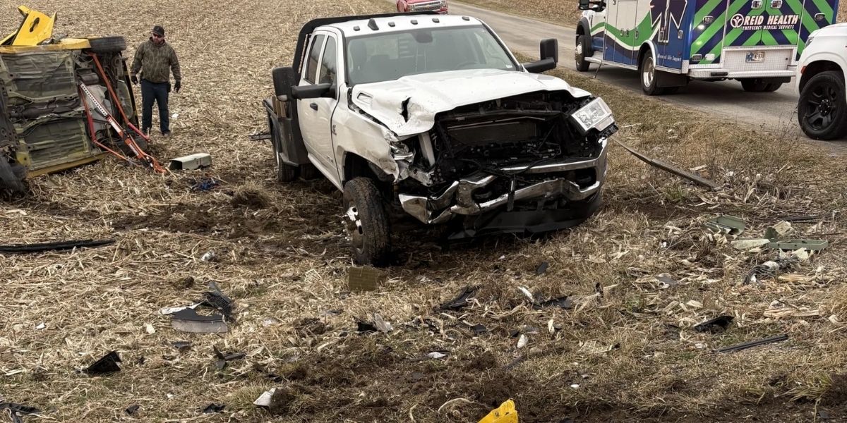 Two Men Hospitalized After Violent Intersection Crash in Wayne County